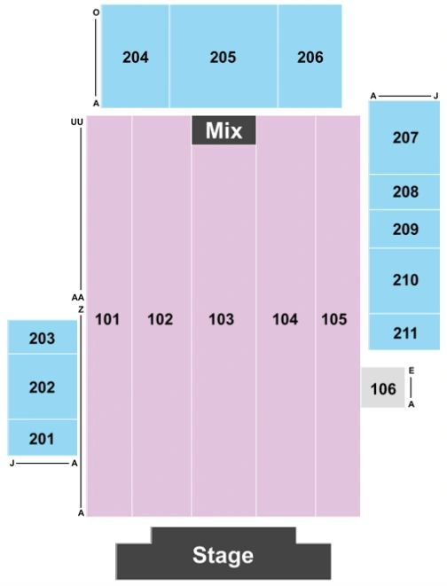 rio vista outdoor amphitheater at harrah's laughlin seating chart